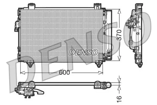 Kondensator, Klimaanlage DENSO DCN50014