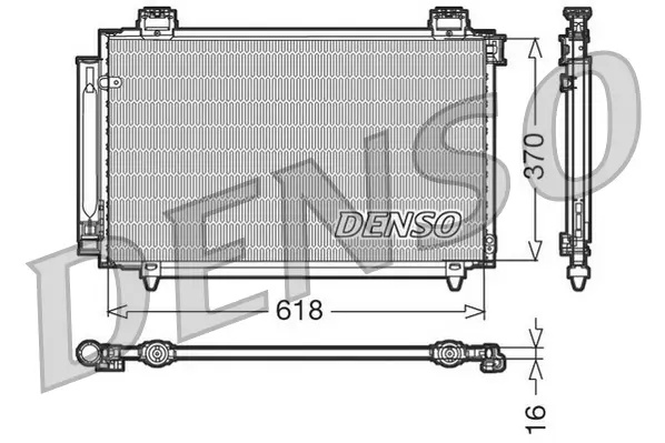 Kondensator, Klimaanlage DENSO DCN50016