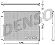 Kondensator, Klimaanlage DENSO DCN50017