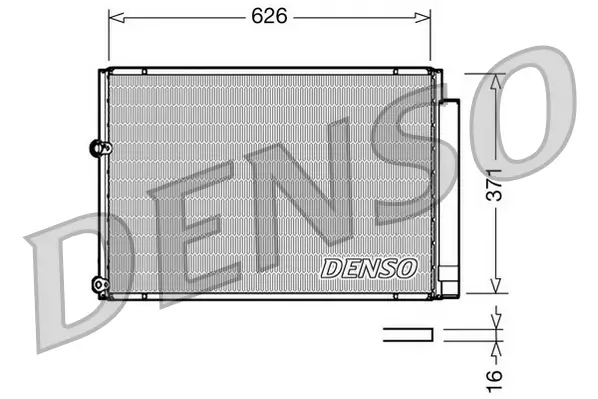 Kondensator, Klimaanlage DENSO DCN50018