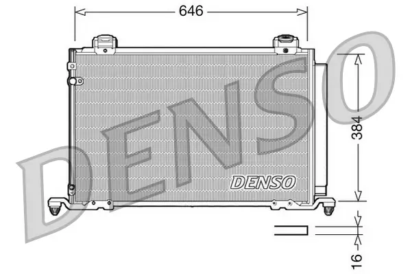 Kondensator, Klimaanlage DENSO DCN50026