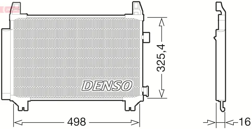 Kondensator, Klimaanlage DENSO DCN50029