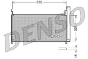 Kondensator, Klimaanlage DENSO DCN50037