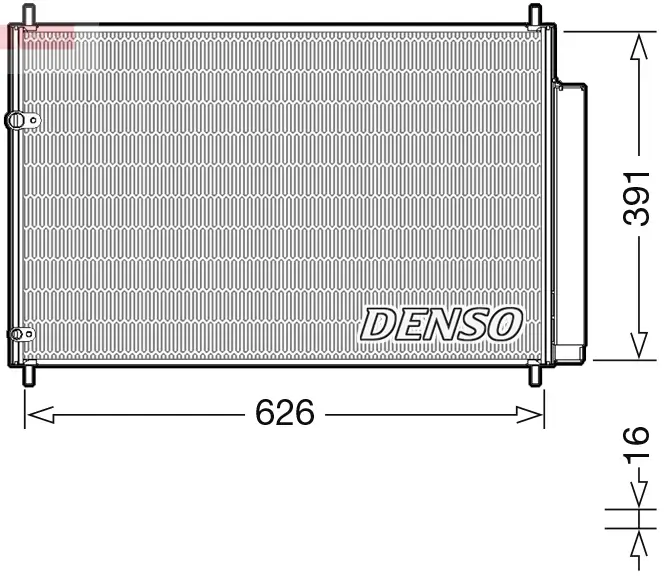 Kondensator, Klimaanlage DENSO DCN50041