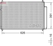 Kondensator, Klimaanlage DENSO DCN50041