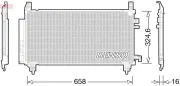 Kondensator, Klimaanlage DENSO DCN50046