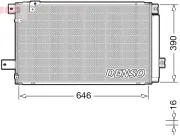 Kondensator, Klimaanlage DENSO DCN50049