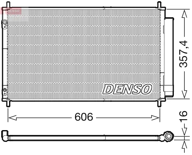 Kondensator, Klimaanlage DENSO DCN50058