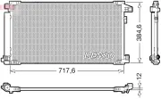 Kondensator, Klimaanlage DENSO DCN50061