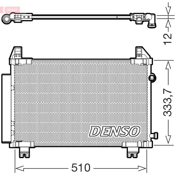 Kondensator, Klimaanlage DENSO DCN50062