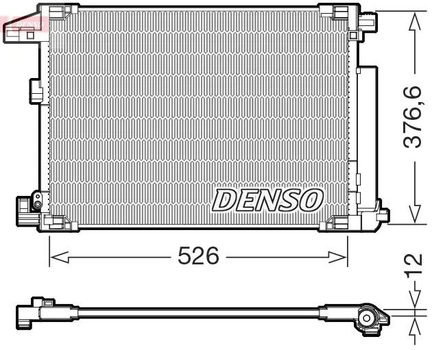 Kondensator, Klimaanlage DENSO DCN50064