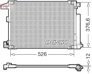 Kondensator, Klimaanlage DENSO DCN50064