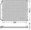 Kondensator, Klimaanlage DENSO DCN50113
