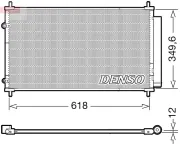Kondensator, Klimaanlage DENSO DCN50117