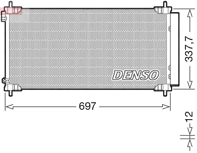 Kondensator, Klimaanlage DENSO DCN50120