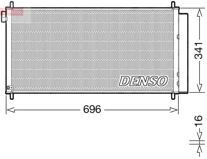 Kondensator, Klimaanlage DENSO DCN50121