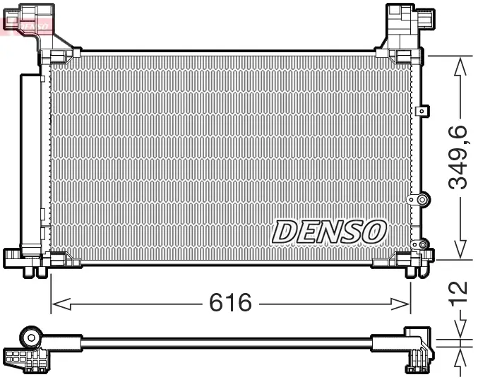 Kondensator, Klimaanlage DENSO DCN50132