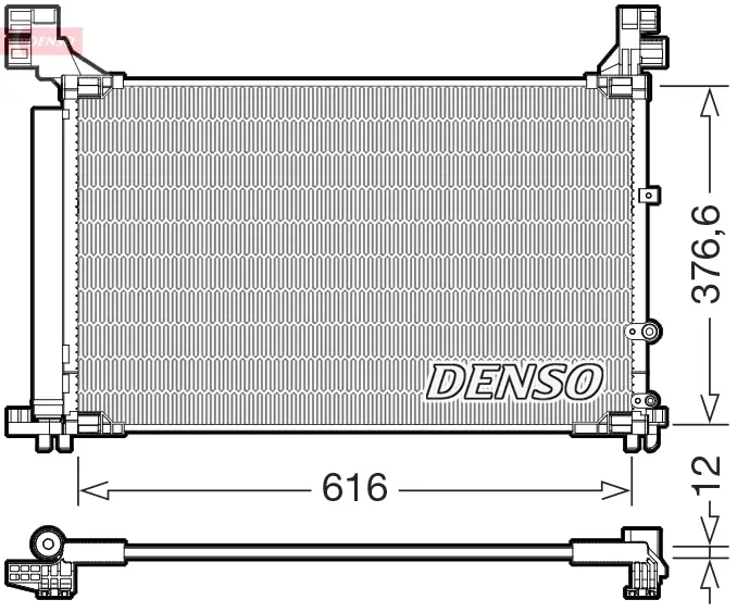 Kondensator, Klimaanlage DENSO DCN50133