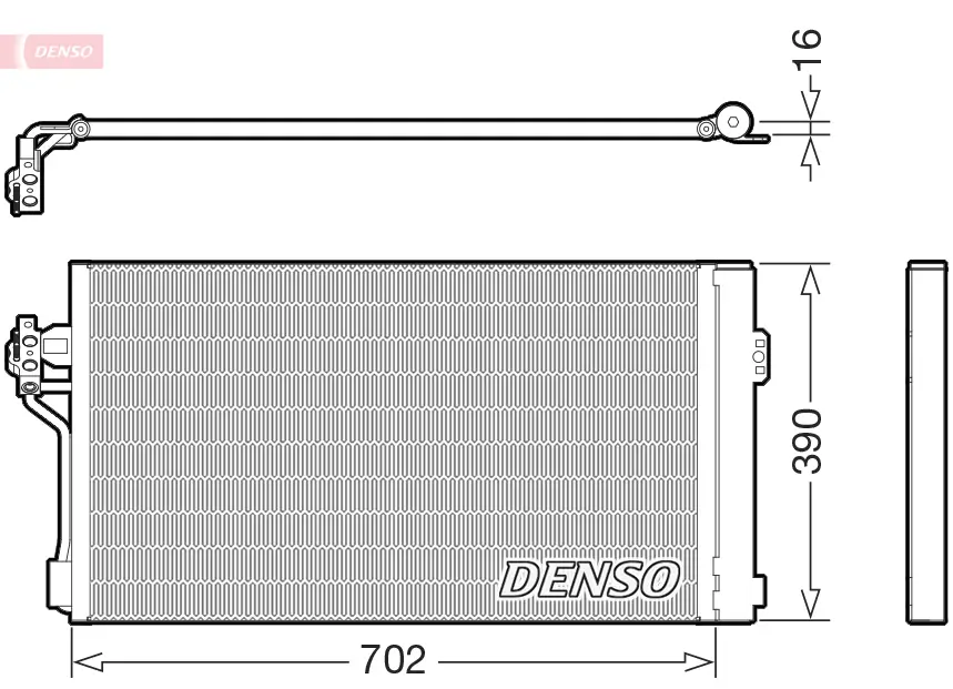 Kondensator, Klimaanlage DENSO DCN99057