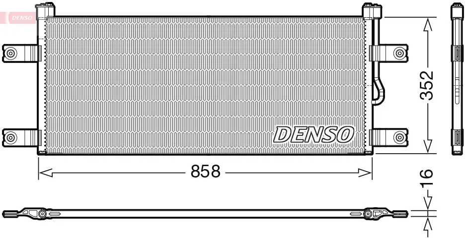 Kondensator, Klimaanlage DENSO DCN99069