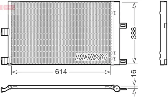 Kondensator, Klimaanlage DENSO DCN99080 Bild Kondensator, Klimaanlage DENSO DCN99080