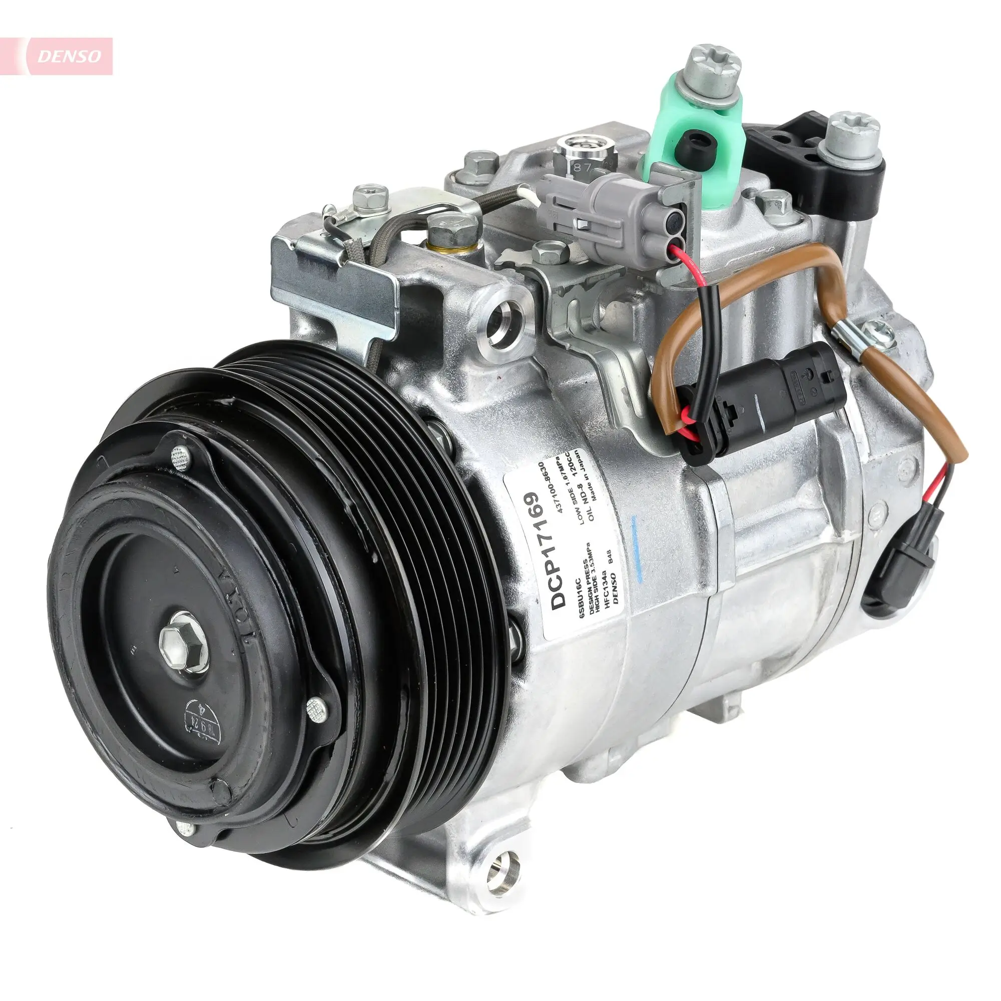 Kompressor, Klimaanlage 12 V DENSO DCP17169