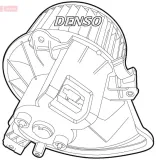 Innenraumgebläse 12 V DENSO DEA01210