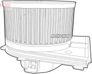 Innenraumgebläse 12 V DENSO DEA02005