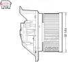 Innenraumgebl&auml;se 12 V DENSO DEA05005
