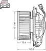 Innenraumgebl&auml;se 12 V DENSO DEA05012