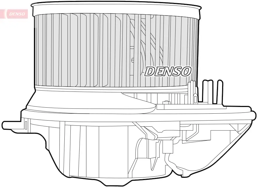 Innenraumgebläse 12 V DENSO DEA07009