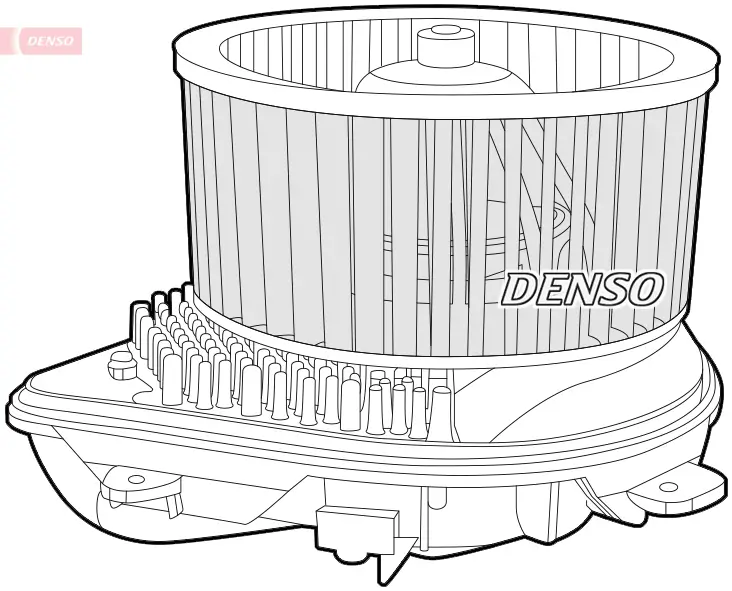 Innenraumgebläse 12 V DENSO DEA07013