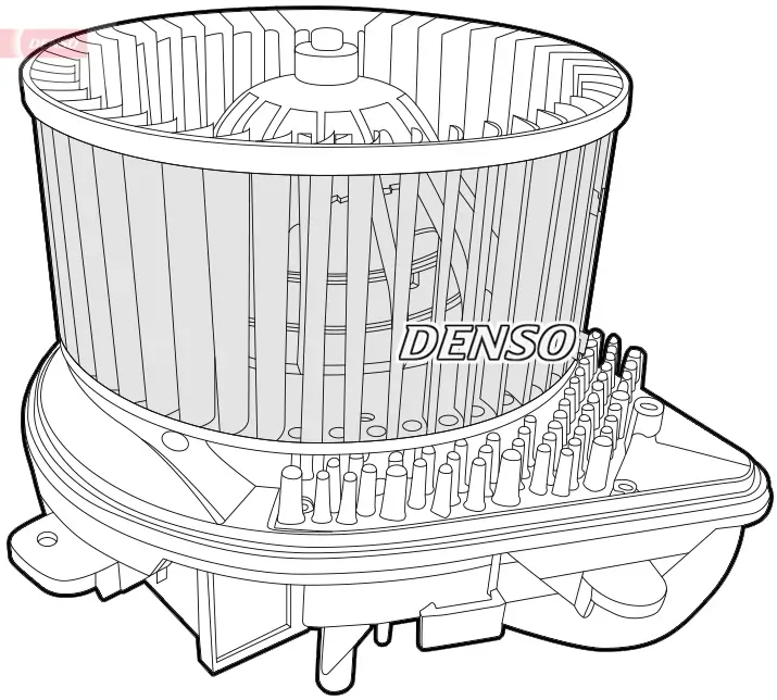 Innenraumgebläse 12 V DENSO DEA07014