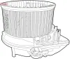 Innenraumgebläse 12 V DENSO DEA07015 Bild Innenraumgebläse 12 V DENSO DEA07015