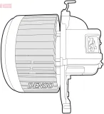 Innenraumgebläse DENSO DEA07019