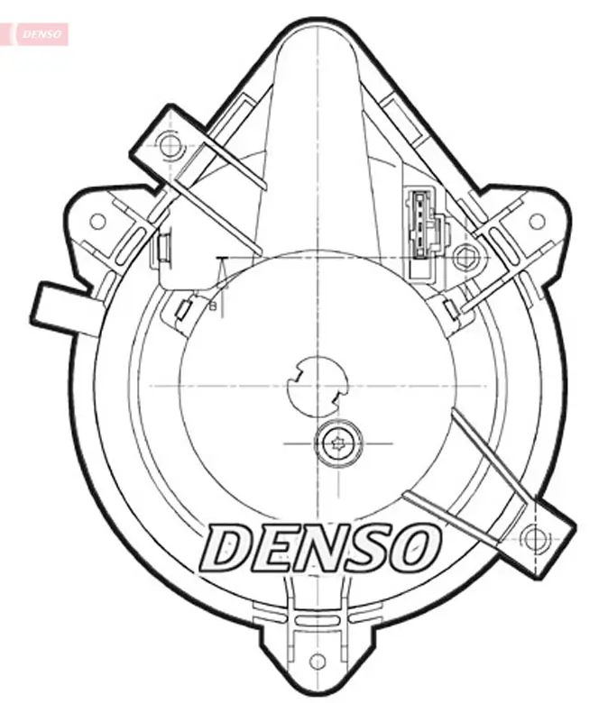 Innenraumgebläse 12 V DENSO DEA09044