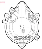 Innenraumgebläse 12 V DENSO DEA09044