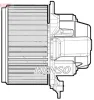 Innenraumgebläse 12 V DENSO DEA09051 Bild Innenraumgebläse 12 V DENSO DEA09051