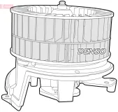 Innenraumgebläse 12 V DENSO DEA17004