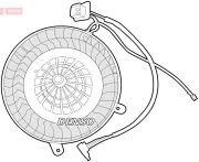 Innenraumgebläse 12 V DENSO DEA17015