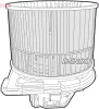 Innenraumgebläse 12 V DENSO DEA20002