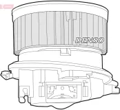 Innenraumgebläse 12 V DENSO DEA21007