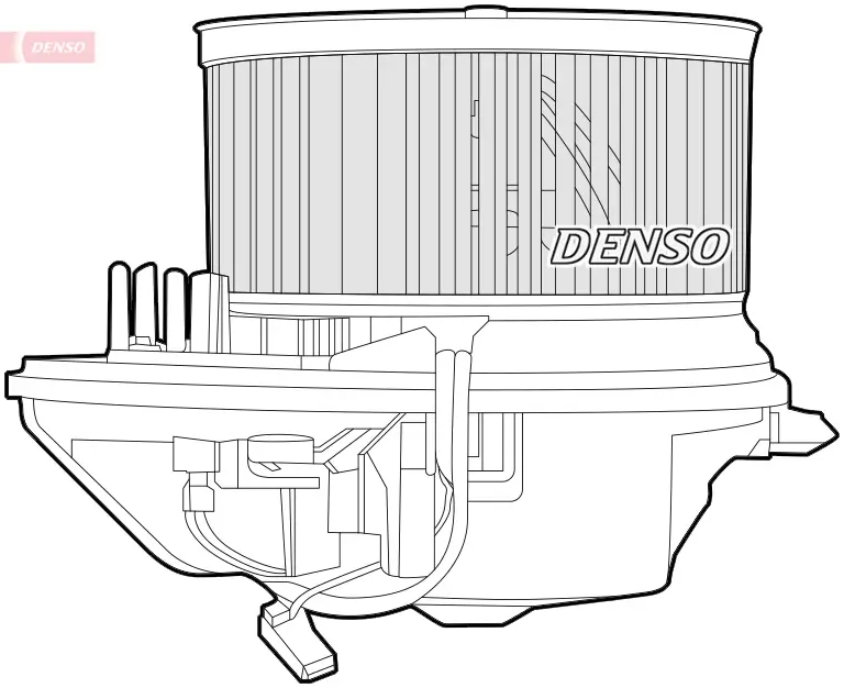 Innenraumgebläse 12 V DENSO DEA21008