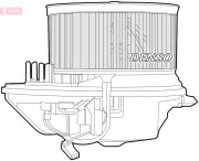 Innenraumgebläse 12 V DENSO DEA21008