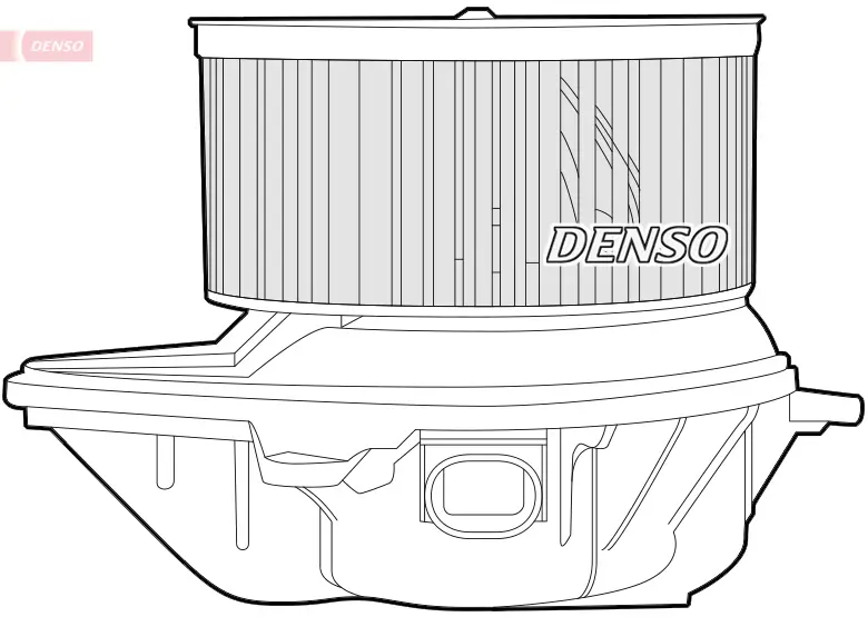 Innenraumgebläse 12 V DENSO DEA23009