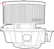 Innenraumgebläse 12 V DENSO DEA23014