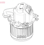 Innenraumgebläse DENSO DEA23023