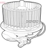 Innenraumgebläse 12 V DENSO DEA26001 Bild Innenraumgebläse 12 V DENSO DEA26001