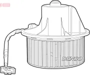 Innenraumgebläse 12 V DENSO DEA32004