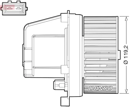Innenraumgebläse 12 V DENSO DEA33003 Bild Innenraumgebläse 12 V DENSO DEA33003